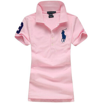 保罗夏季女士短袖t恤纯色翻领修身polo衫女t恤运动体闲女装潮 10 xl