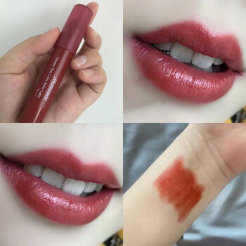 梦妆mamonde蜡笔口红10蜜桃奶茶哑光唇膏笔29女团11豆沙20辣椒色 15
