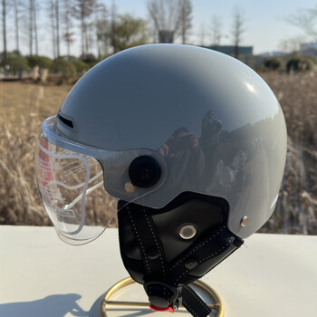 野马yema电瓶电动车头盔男女士轻便四季通用半盔冬季保暖全盔安全盔四