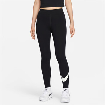 耐克nikesportswearclassics女子高腰印花紧身裤dv7796010黑帆白xs