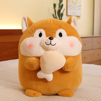 迪士尼小狗玩偶鸡腿柯基公仔抱枕安抚娃娃送儿童节情人节送女生生日