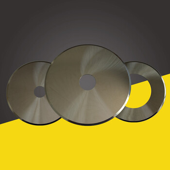 钨钢薄膜圆形刀片圆刀片铜铝箔合金平圆刀橡胶小圆刀分切刀片28503