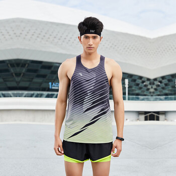 361度运动背心男专业马拉松短袖无袖背心跑步速干透气吸湿排汗修身版