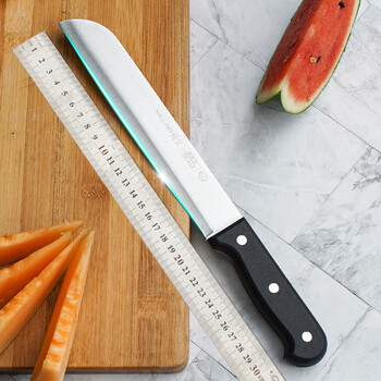大号不锈钢西瓜刀家用水果刀商用加长瓜果刀哈密瓜切刀塑胶手柄