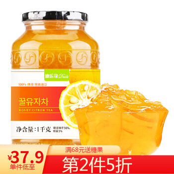 韩国原装进口柚子茶迪乐司蜂蜜百香果柚子茶饮品1kg 0脂肪红枣柠檬水果茶花茶酱冲调品蜂蜜柚子茶1000g 图片价格品牌报价 京东