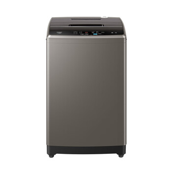 haier海尔eb100z109家用大容量波轮全自动10公斤洗衣机布朗灰