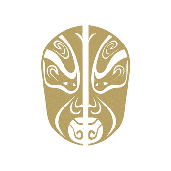 京剧脸谱墙贴纸 脸谱大尺寸墙贴橱窗贴双开玻璃门贴墙