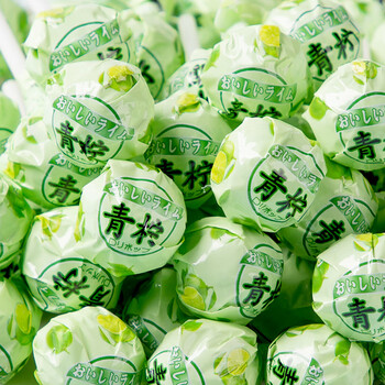 derenruyu网红青柠味棒棒糖果高颜值散装儿童过新年货小零食水果汁