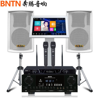 万马奔腾（BNTN）家庭影院ktv音响组合功放家用卡拉OK双系统一体机全频音箱纽约豪庭3T语音点歌机套装