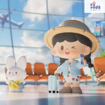 季窦雅卓大王妙趣环游系列盲盒阿卓潮玩手办可爱摆件旅游行女生礼物