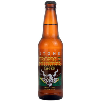 美国进口 stone巨石啤酒系列啤酒 精酿啤酒 巨石热带惊雷拉格啤酒6瓶
