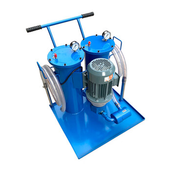 液压油过滤机小型工业用油过滤器移动式双桶滤油车抽油加油机 380伏