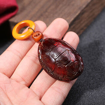 手把件雕刻富甲天下挂件 盘玩收藏车挂礼物男士七夕节礼物 款式一50*