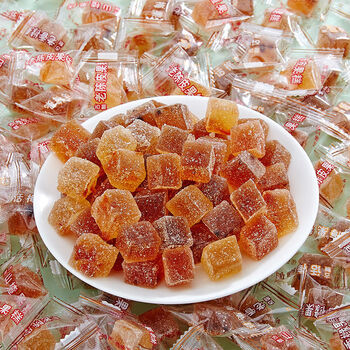 信得果老陈皮果糕软糖陈皮糖潮汕特产老香橼话梅果糕山楂糕点零食