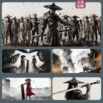 君楷画江湖之不良人周边鼠标垫 超大号动漫电脑键盘姬如雪李星云桌垫