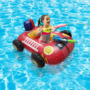 游泳池水上玩具水上充气玩具儿童游泳池坐圈男女宝宝戏水坐骑小汽车