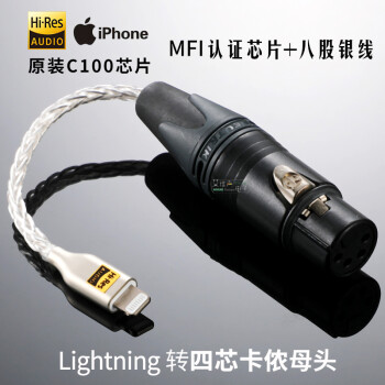 УAVSSZ ƻiPhoneСβOTG lightningת3.5ĸ2.5Ƶ Lightningתоٯĸ-C100 13.5CM