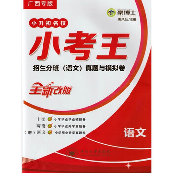 小学升初中必备考试卷 小考王语文 六年级下