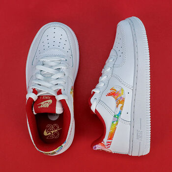 nike耐克af 1男女童鞋2021新款force剪纸彩勾空军一号休闲鞋板鞋潮cu