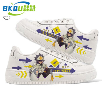 bkqu凹凸世界鞋子动漫雷狮安迷修金格瑞联名周边小白鞋男女学生透气运