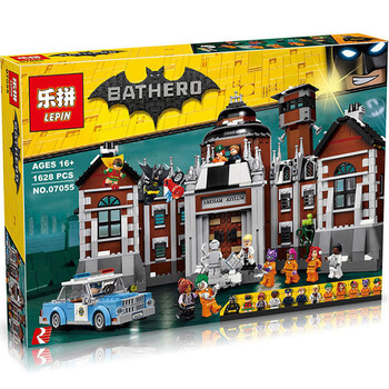 新品兼容乐高70912蝙蝠侠阿卡姆疯人院10937拼装积木07055玩具07044