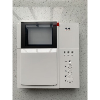 荧阙ah1f3vc彩色室内机冠林ah1f3v楼宇对讲可视门铃开锁黑白屏ah1f3v4