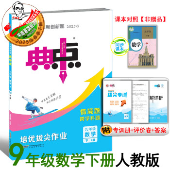 2025春典中点九年级下册数学人教版同步教材练习 九下数学人教版