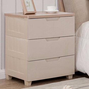 收纳柜子衣服整理储物床头柜卧室地柜床边柜多层矮柜小柜子爱丽丝
