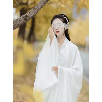 女侠风古装汉服红色魏晋古风武侠女款中国风摄影写真舞蹈演出服套装