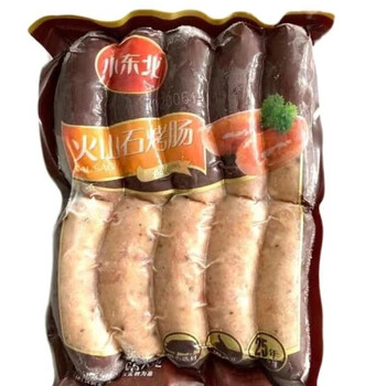 望蓝川小东北烤肠小东北火山石地道烤肠原味黑胡椒猪肉肠台式香嫩弹脆
