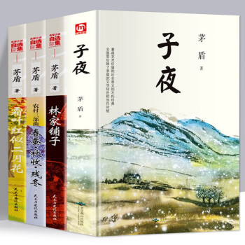 茅盾的书籍正版全套4册茅盾全集小说子夜林家铺子农村三部曲春蚕秋收残冬霜叶红似二月花矛盾当代文学 摘要书评试读 京东图书