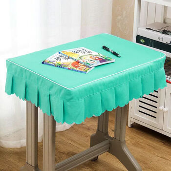 小学生课桌套加厚桌罩幼儿园学校单人课桌布学习桌布桌罩布套 天蓝色