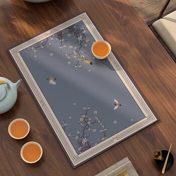 茵尚新中式禅意茶席垫子吸水茶桌垫布茶杯垫沥水垫茶台保护垫茶水垫