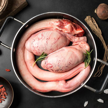 舍曼新鲜全套牛三宝整只现杀冷冻特滋补食材 牛蛋 牛宝 牛鞭 牛鞭牛宝