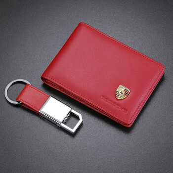 真牛皮驾驶证行驶证二合一皮套男女士真的皮驾照夹保时捷证件卡包