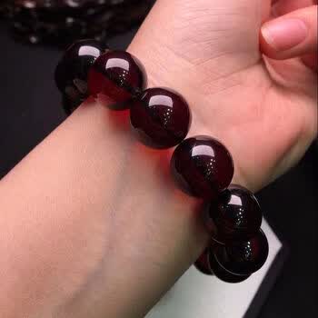 vancrudeannora手串男女款圆珠手链单圈礼品念珠2024年新款30mm9颗