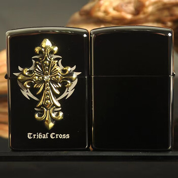 zorro佐罗正品煤油打火机z铜壳贴章老式砂轮防风火机批发z9838b黑冰