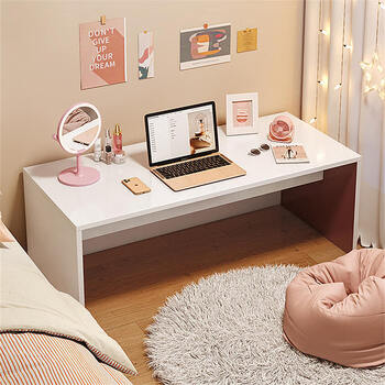 可狄 电脑桌桌子卧室女生简易坐地出租屋矮桌子改造小家具飘窗小桌子