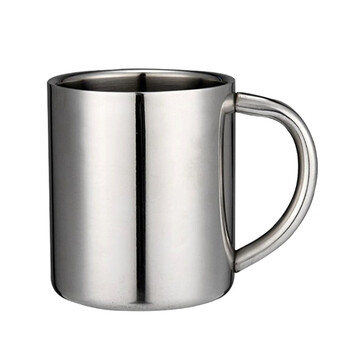 德式儿童小孩用304不锈钢双层防烫口杯幼儿园用小水杯茶杯7cm加厚 7cm