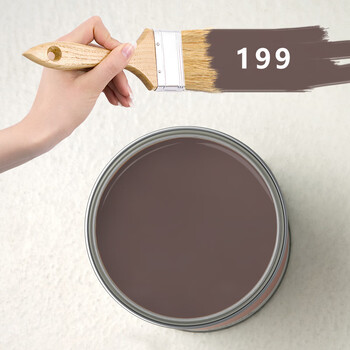 外墙漆防水防晒乳胶漆墙面耐久彩色白色自刷室外内墙油漆涂料 深咖色