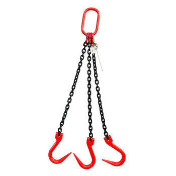起重链条吊索具吊环吊钩挂钩行车吊车模具猛钢链条吊具铁链条吊链 2吨