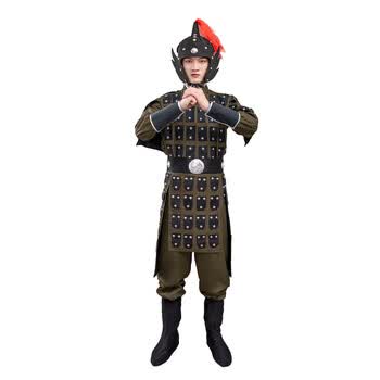 默工场盔甲古装将军成人古代铠甲秦汉戏剧服装演出服男女士兵表演服