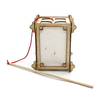 千水星创意手工灯笼春节手提花灯儿童diy制作模型材料新年元旦挂饰