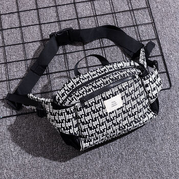 酷奇袋鼠kuqidaishufogfearofgodessentials腰包字母胸包男女斜挎包