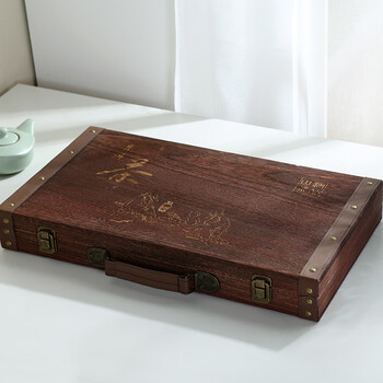 乐骏维普洱茶盒福鼎白茶双饼空礼盒茶叶包装茶砖茶饼木盒定制精致高端