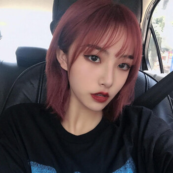 紫色系染头发膏染发剂自己在染薄藤葡萄黑紫香芋灰紫色染发膏紫红色