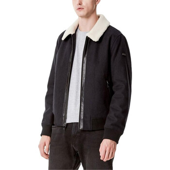 dkny唐可娜儿男士夹克翻毛领时尚外套奢侈品男装dx0mp646深灰chaxl码