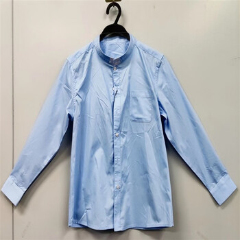 萝海番禺区晨铭校服初中星海中学校服学生大码定制校服 冬季男衬衫