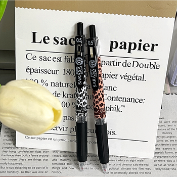 日本进口zebra斑马jj15奶牛限定黑科技高颜值中性笔05黑学生用精致