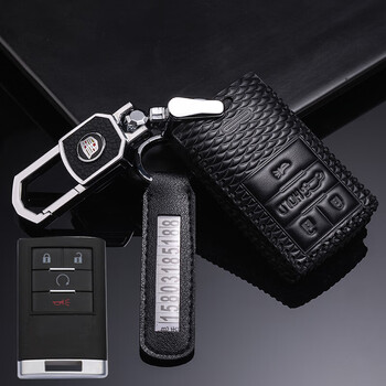 适用于2020款凯迪拉克xt5钥匙套ct5ct6atsxt4汽车真皮包男新扣长方形